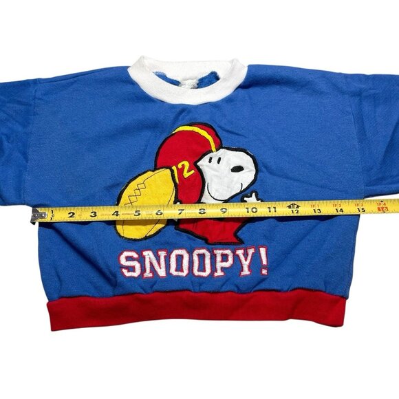 Vintage Peanuts Charlie Brown Snoopy Football Toddler Shirt Size 6 - Picture 7 of 8